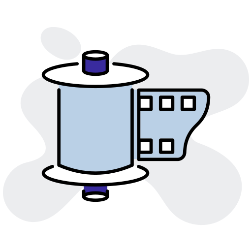 rollo de película icono gratis