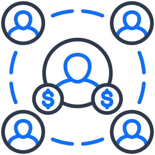 marketing d'affiliation Icône gratuit marketing d'affiliation Icône gratuit