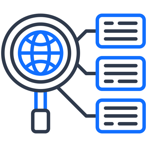 clasificación de datos icono gratis