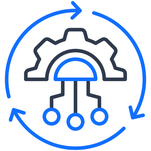 erp (planificación de recursos empresariales) icono gratis