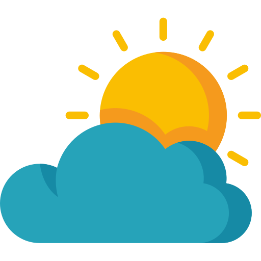 Cloudy day Good Ware Flat icon