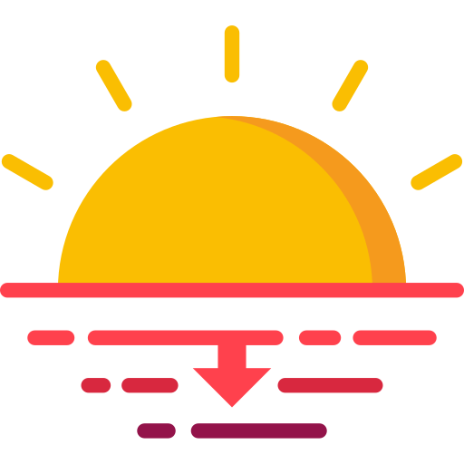 Sunset free icon Sunset free icon