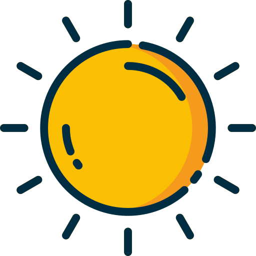 Sun free icon