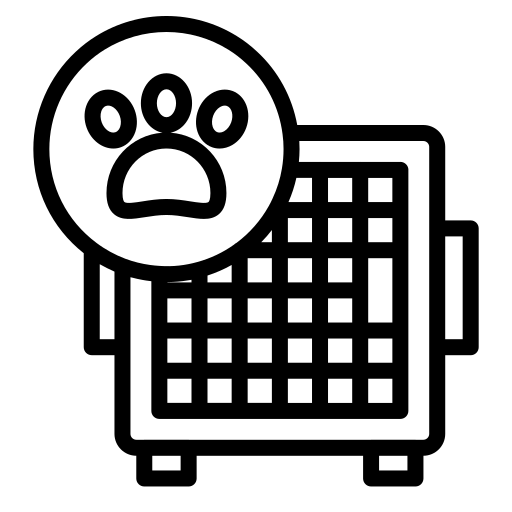 Pet carrier free icon