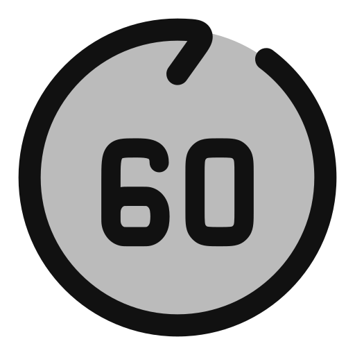 60 segundos icono gratis