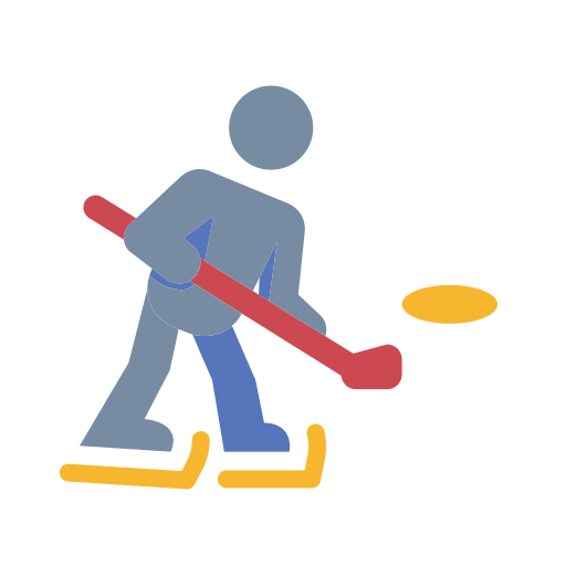 hockey sobre hielo icono gratis