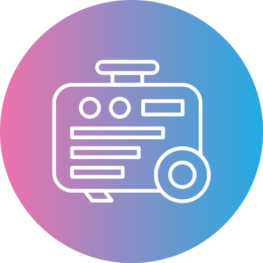 generador eléctrico icono gratis