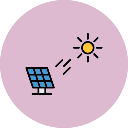energia solar grátis ícone energia solar grátis ícone