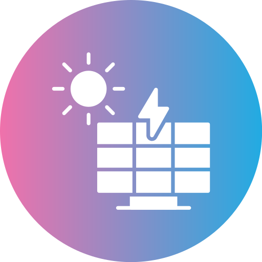 energía solar icono gratis