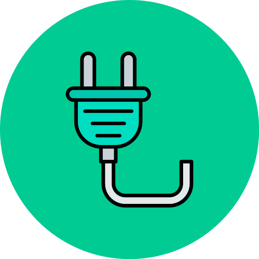 Plug free icon Plug free icon