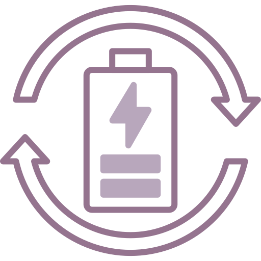 batería ecológica icono gratis