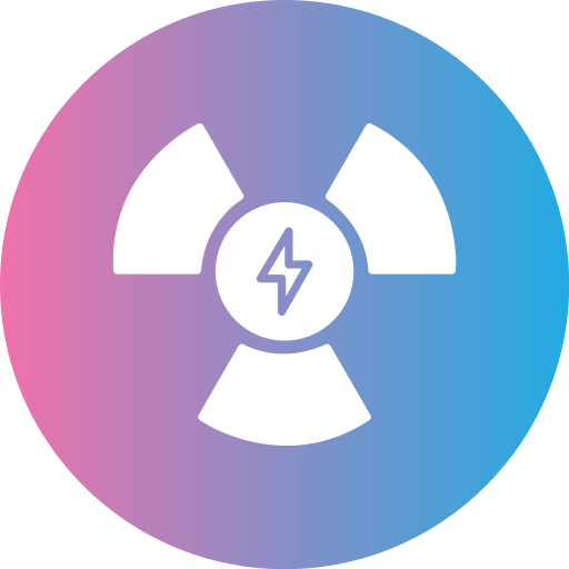 Nuclear energy free icon