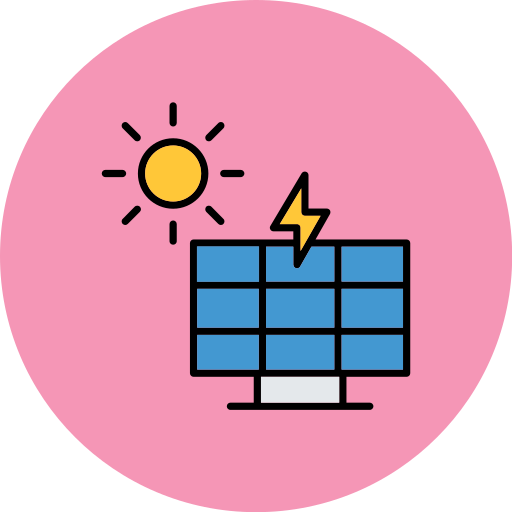 energia solar grátis ícone energia solar grátis ícone