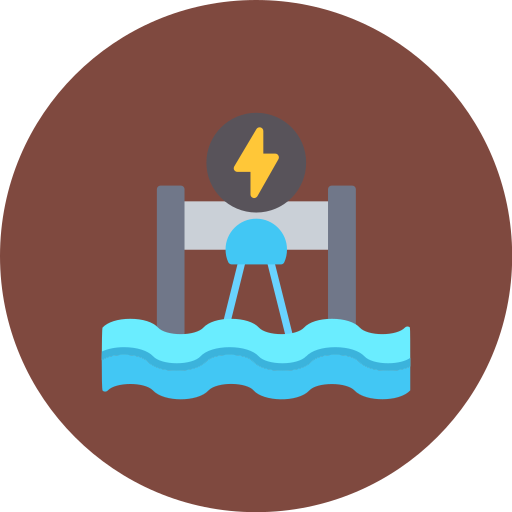 hidroelectricidad icono gratis