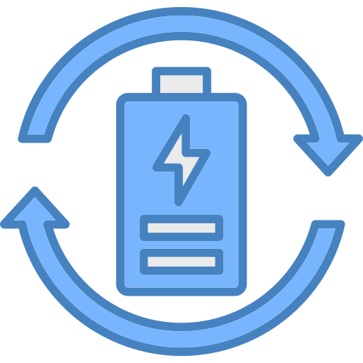 batería ecológica icono gratis