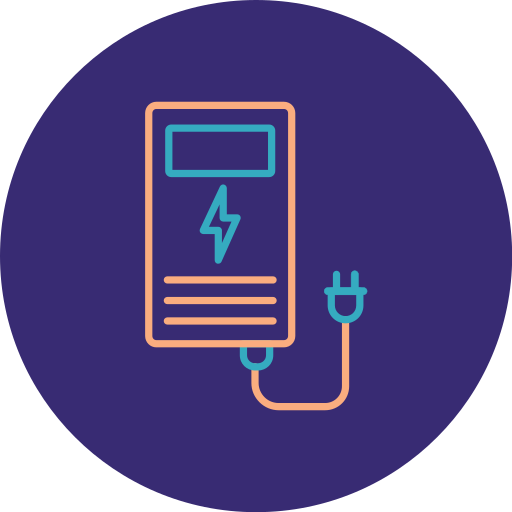 estación eléctrica icono gratis