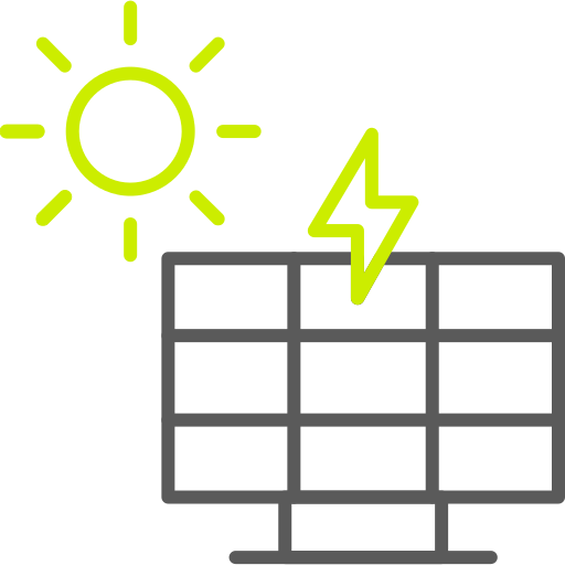 Solar power free icon