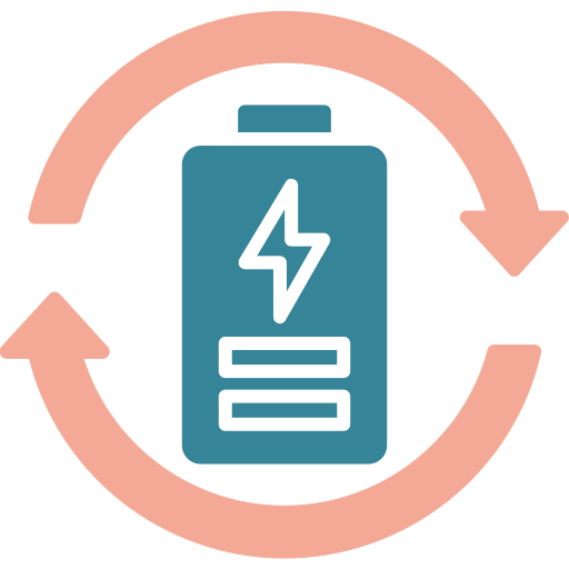 batería ecológica icono gratis
