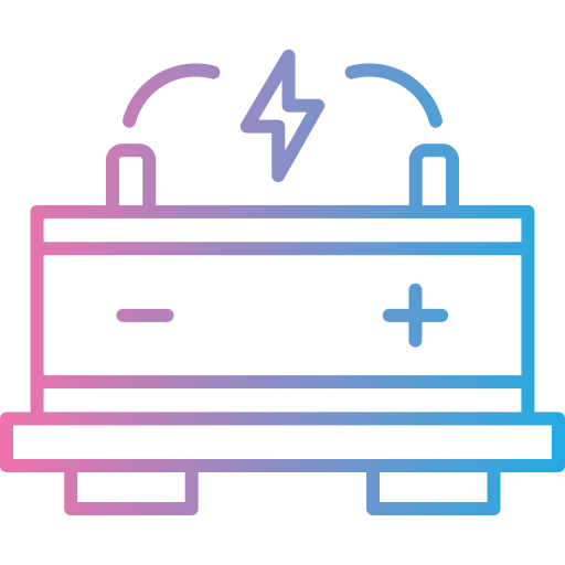 batería de coche icono gratis