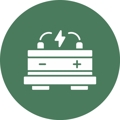 batería de coche icono gratis