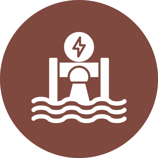 hidroelectricidad icono gratis