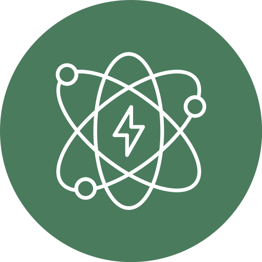 Atomic energy free icon