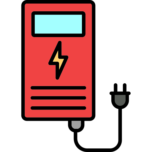 estación eléctrica icono gratis