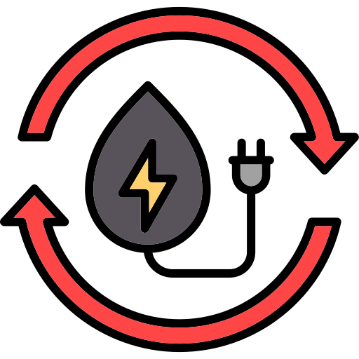 energía del agua icono gratis