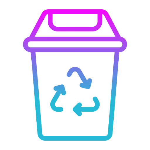 papelera de reciclaje icono gratis