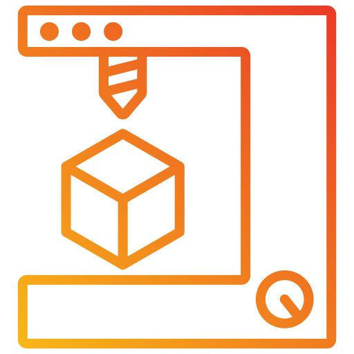 impresión 3d icono gratis