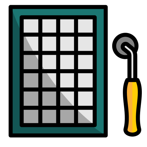 Cutting mat free icon