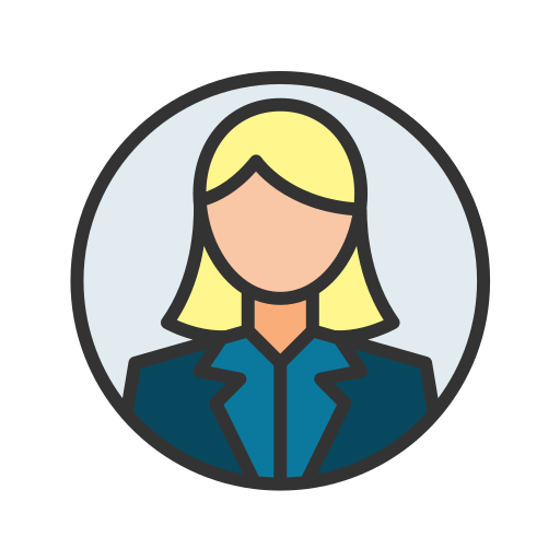 perfil femenino icono gratis