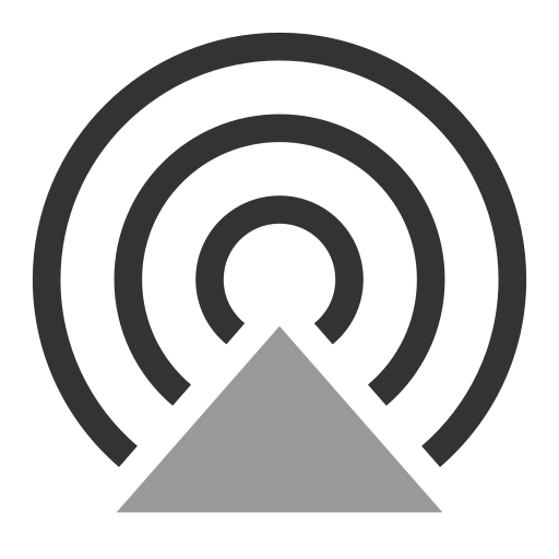 diffusion à l'antenne Icône gratuit