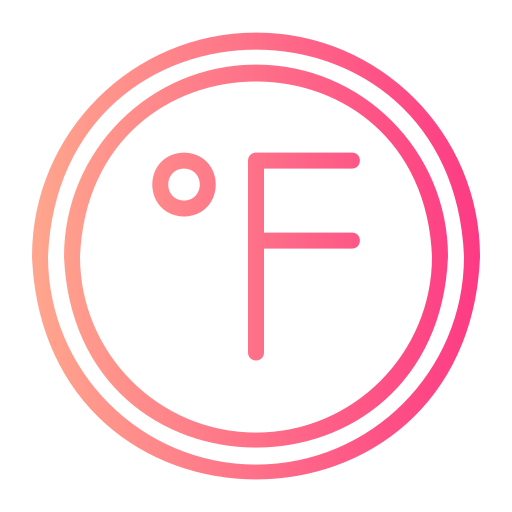Fahrenheit degrees free icon
