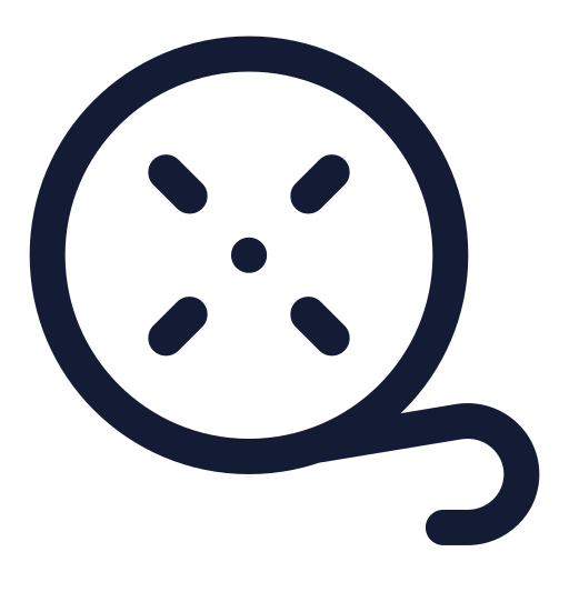 rollo de película icono gratis