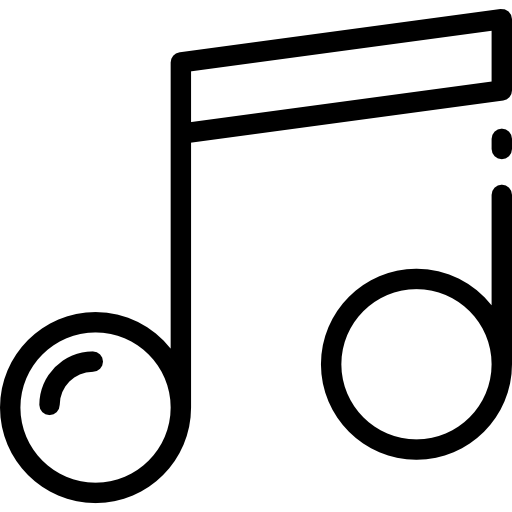 Musical note free icon