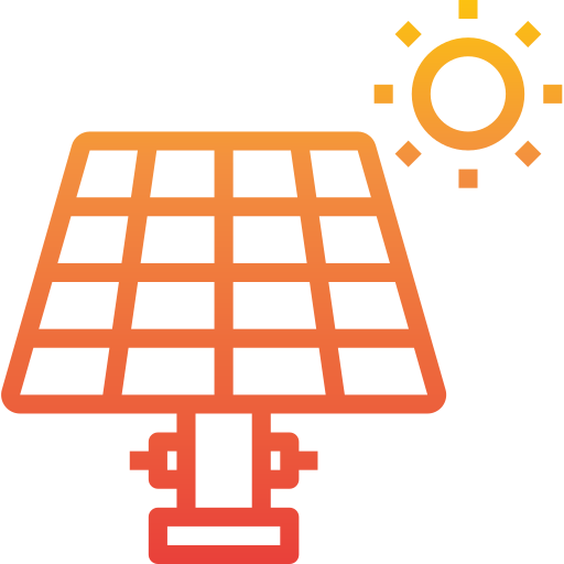 Energía solar icono gratis