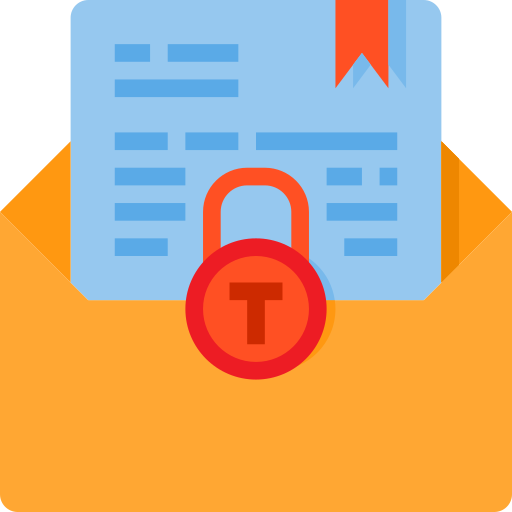 email confidentiel Icône gratuit email confidentiel Icône gratuit