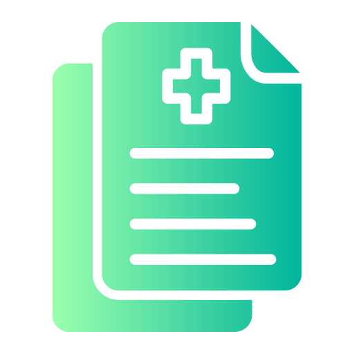 informe de salud icono gratis