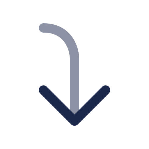 flecha hacia abajo icono gratis