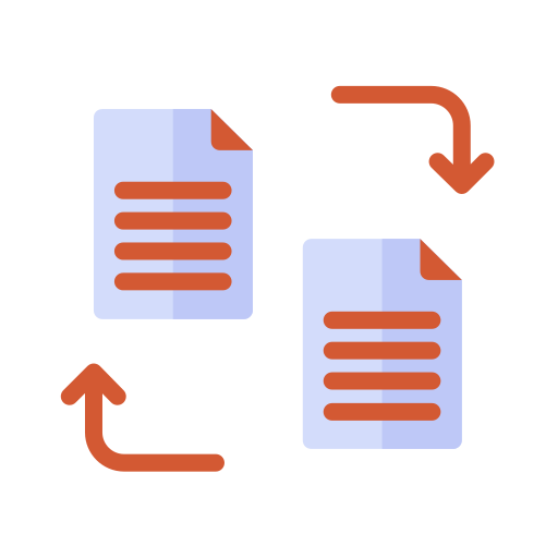 transferencia de datos icono gratis