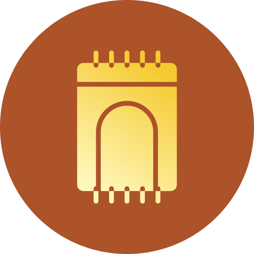 alfombra de oración icono gratis