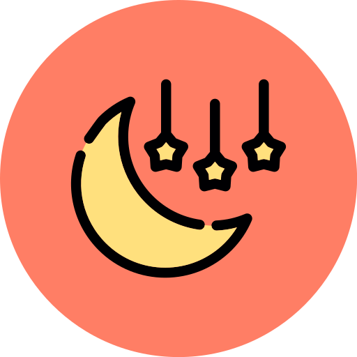 luna y estrella icono gratis