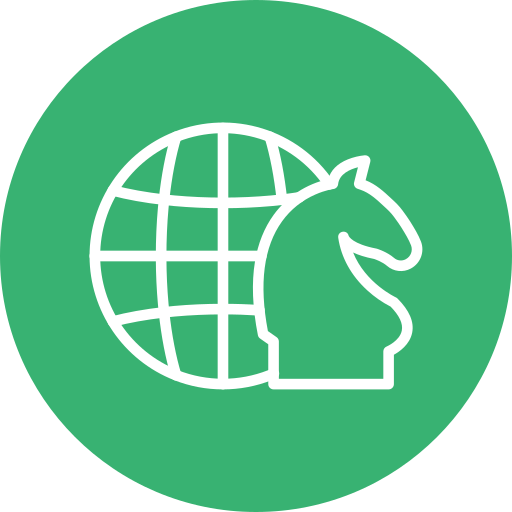 estrategia global icono gratis