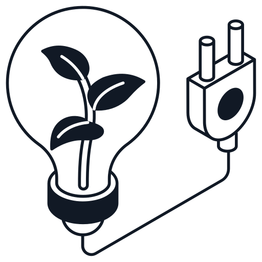 energía ecológica icono gratis
