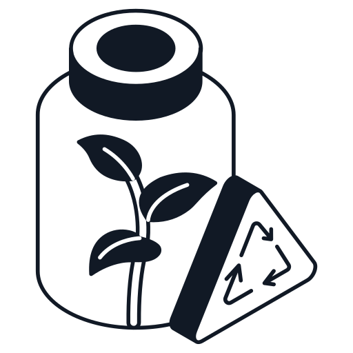 reciclaje de plantas icono gratis