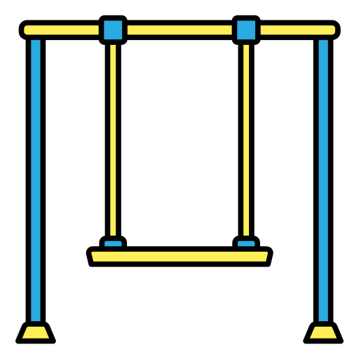 columpio de patio icono gratis