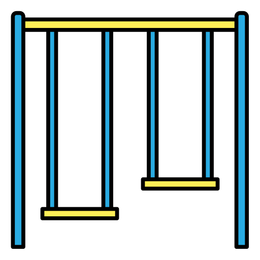 columpio de patio icono gratis