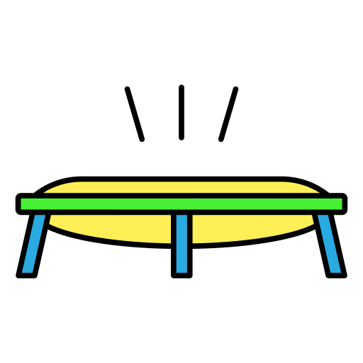 trampolín icono gratis