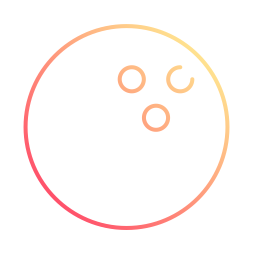 Шар для боулинга бесплатно иконка